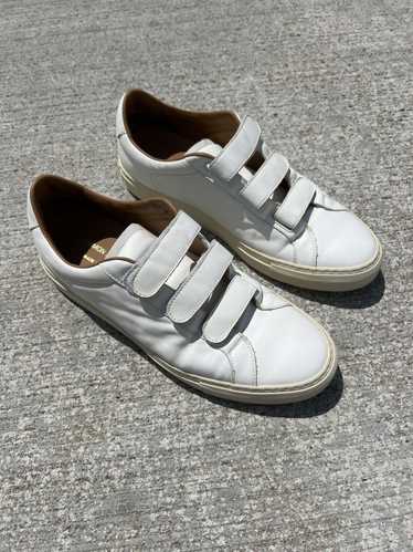 Common Projects White Italian Leather Sneaker Velc