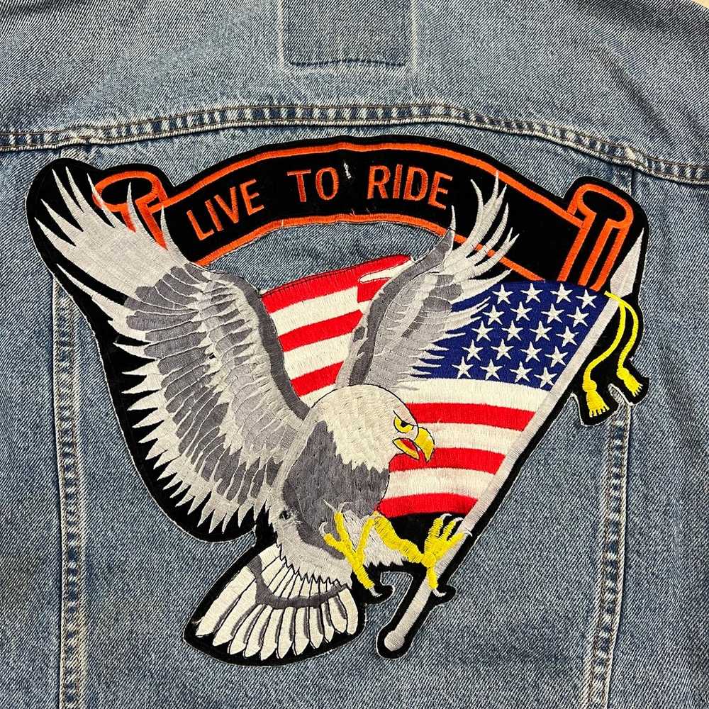 Vintage 90s 00s Y2K Levi’s Denim Jean Jacket - image 8