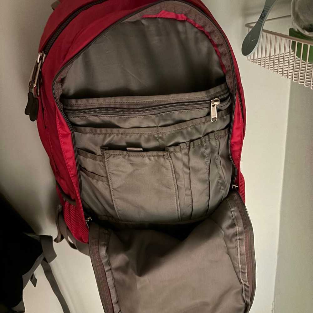 Pink North Face Backpack - image 2