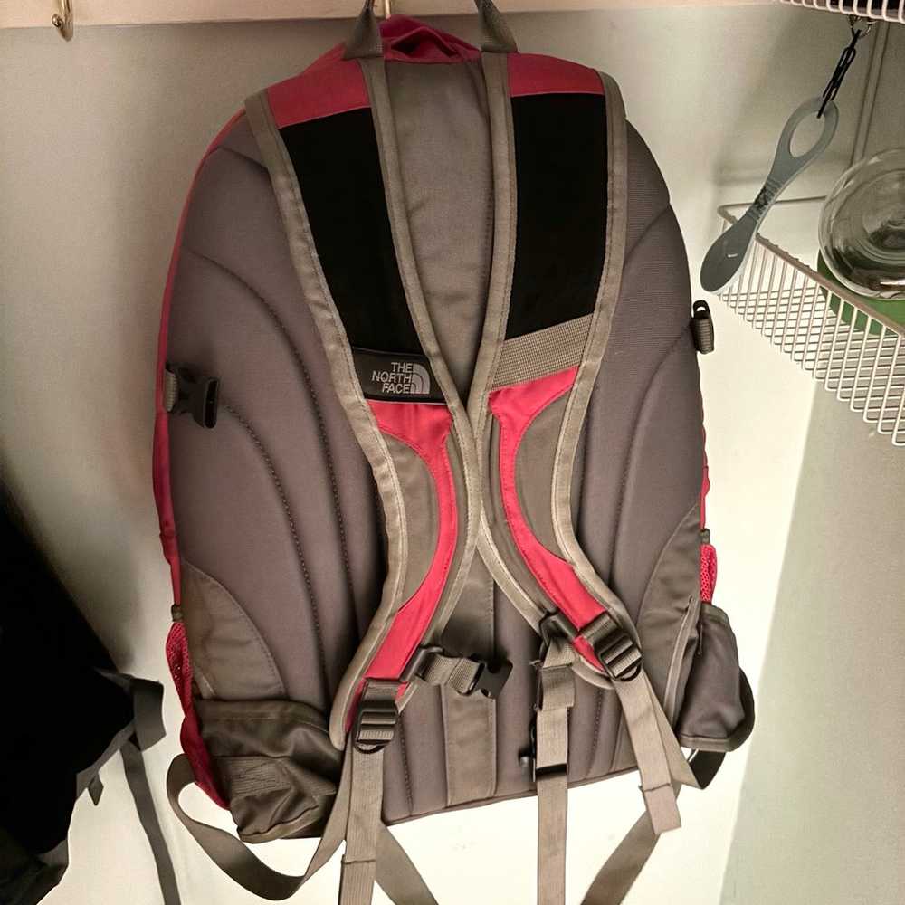 Pink North Face Backpack - image 3