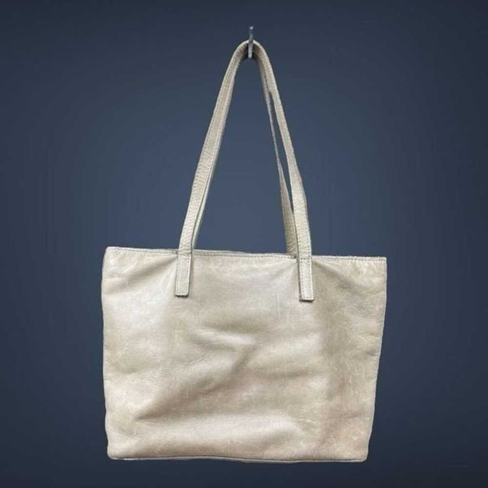 FashionABLE Handcrafted Tan Leather Shoulder Tote… - image 3