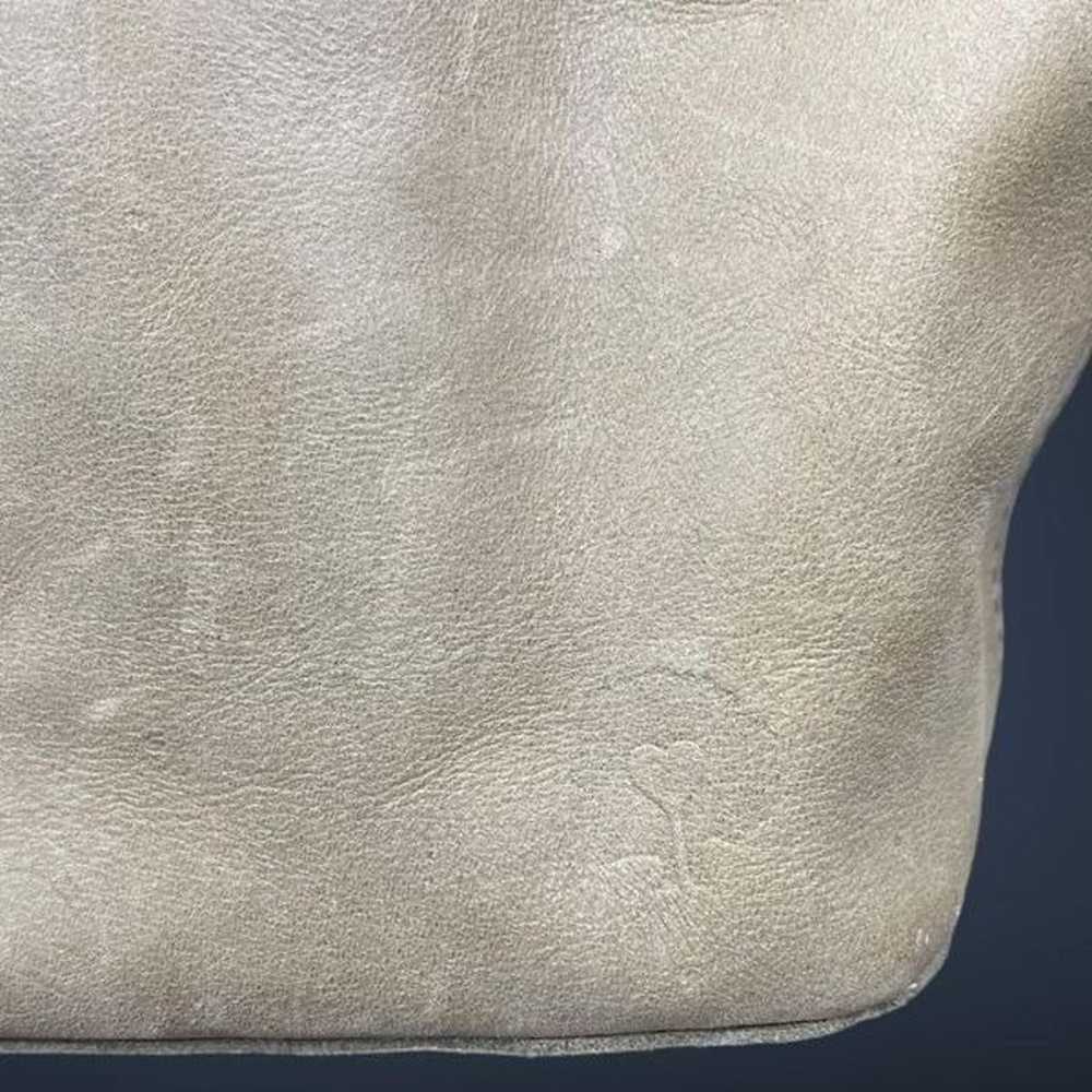 FashionABLE Handcrafted Tan Leather Shoulder Tote… - image 4