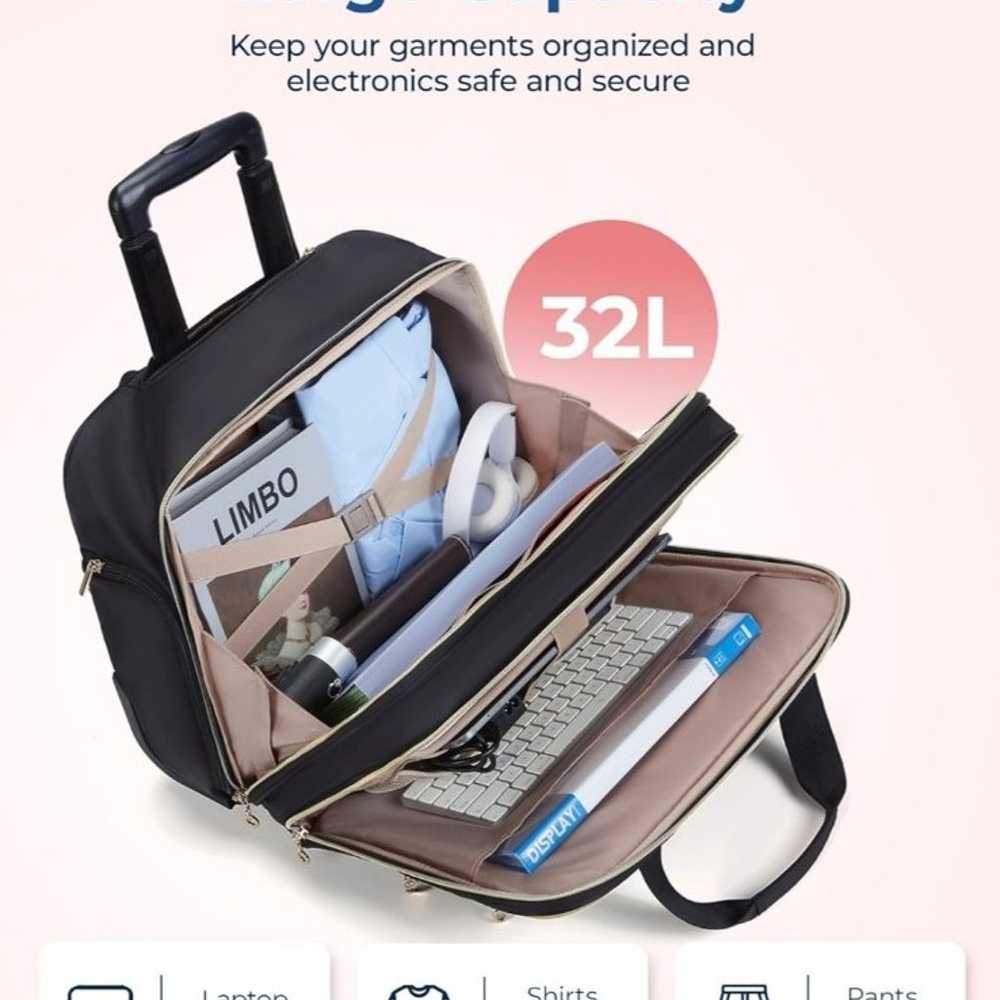 BAGSMART rolling laptop bag - image 10