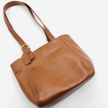 vintage coach leather bag - image 1