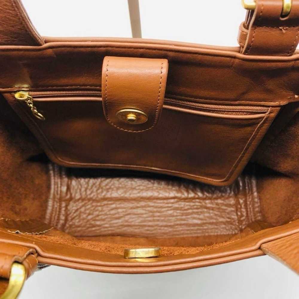 vintage coach leather bag - image 6