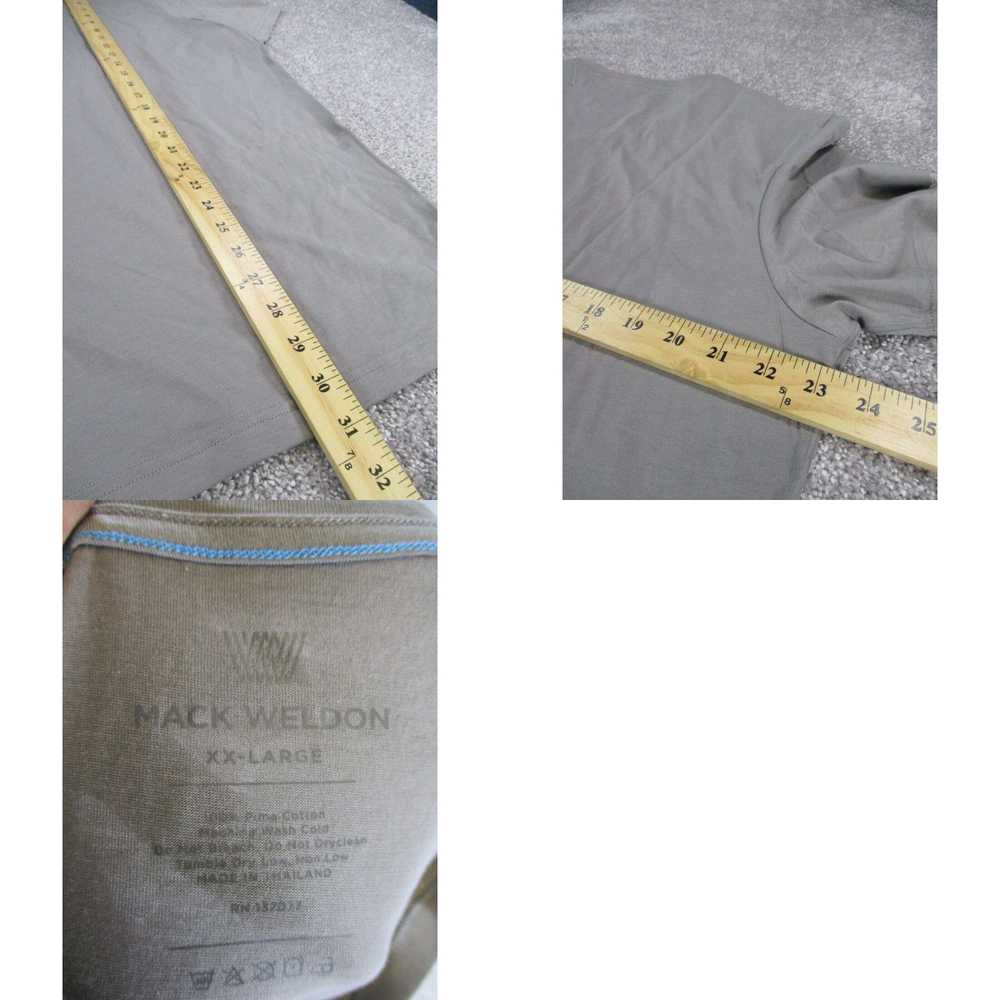 Vintage Mack Weldon Shirt Mens 2Xl Gray Cotton V-… - image 4