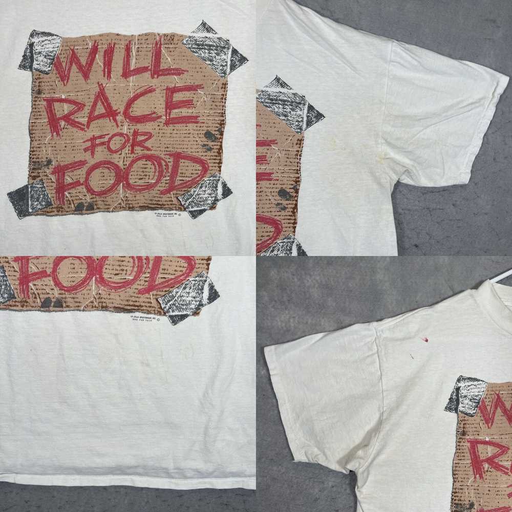 Vintage A1 Vintage 90s Oneita Will Race For Food … - image 4