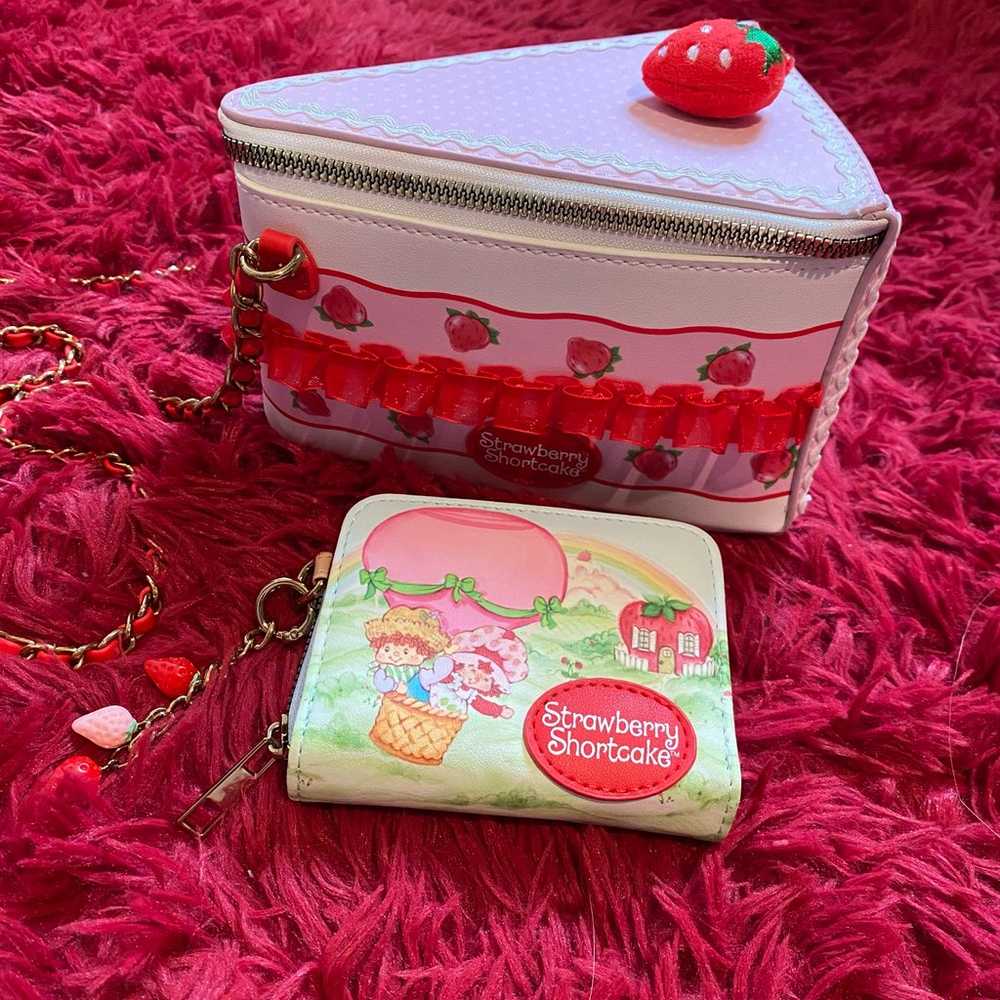 strawberry shortcake crossbody bag and wallet bun… - image 2