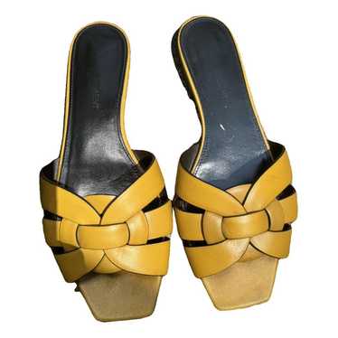 Saint Laurent Tribute leather sandal