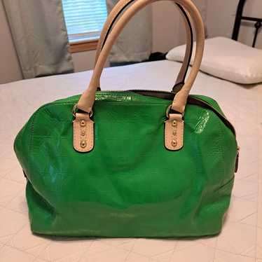 Authentic Green Michael Kors Handbag