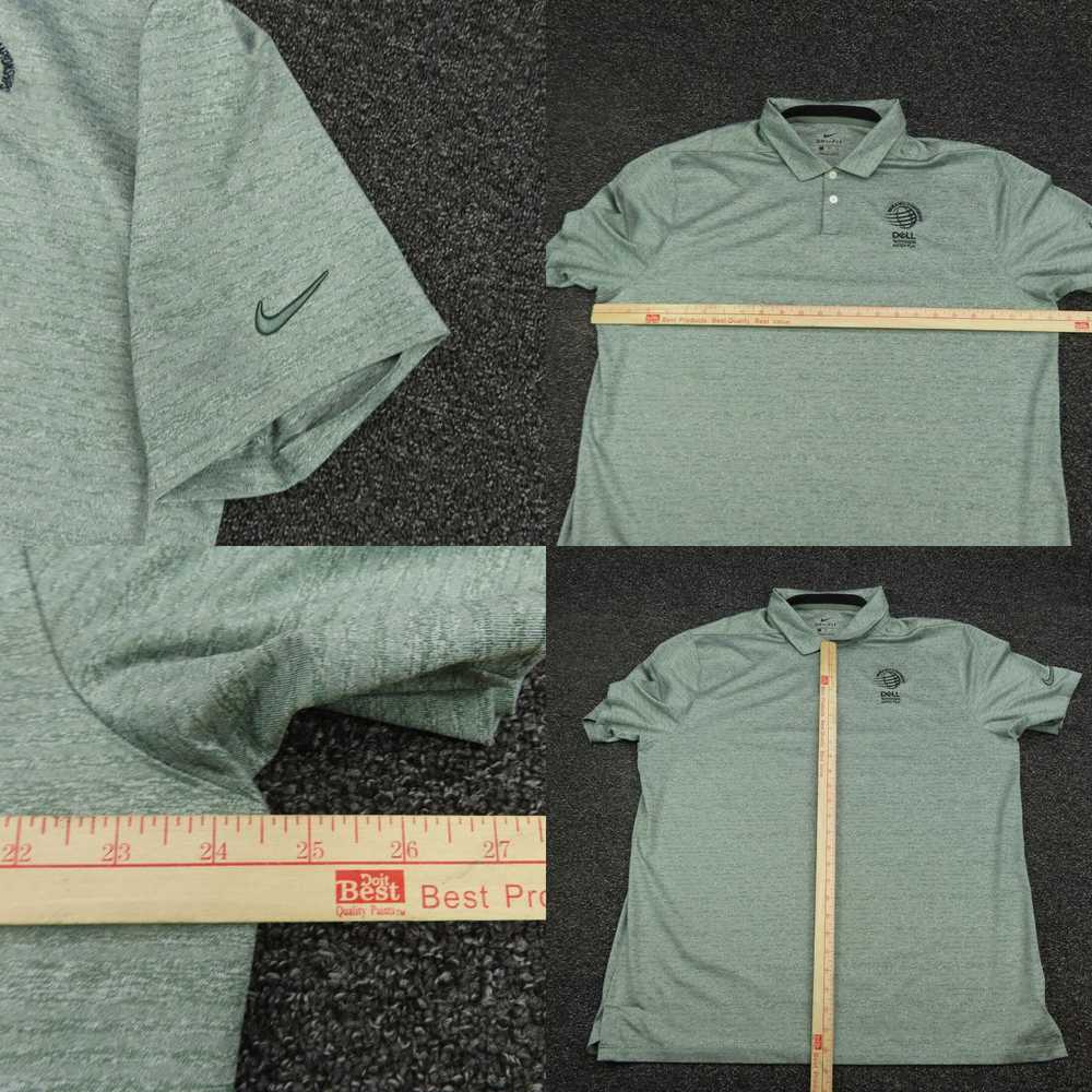 Nike Nike Polo Shirt Adult XL Green Dri-Fit Breat… - image 4