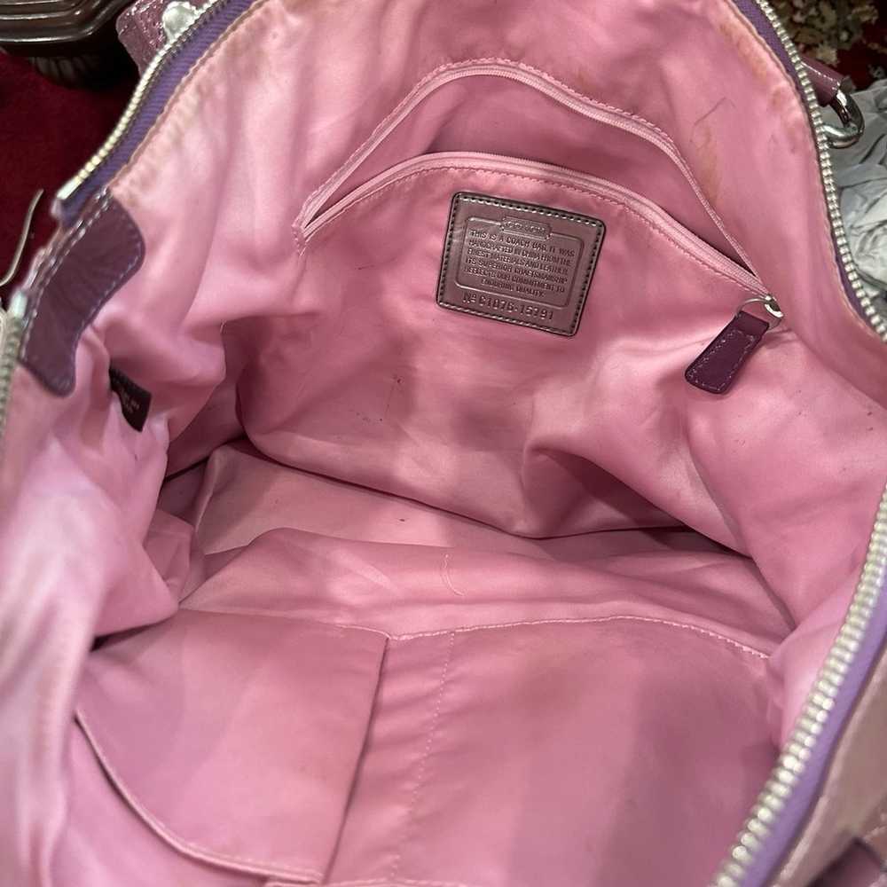 Authentic Coach extra large bag 16” in X 13” in !… - image 11