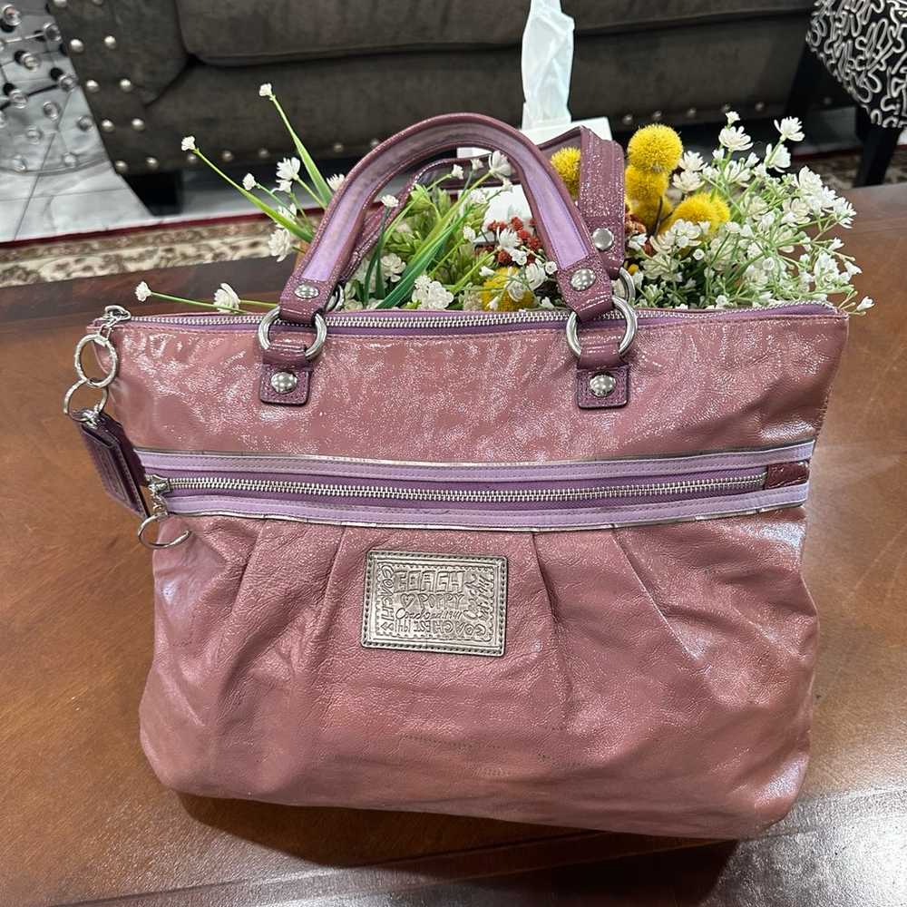 Authentic Coach extra large bag 16” in X 13” in !… - image 1