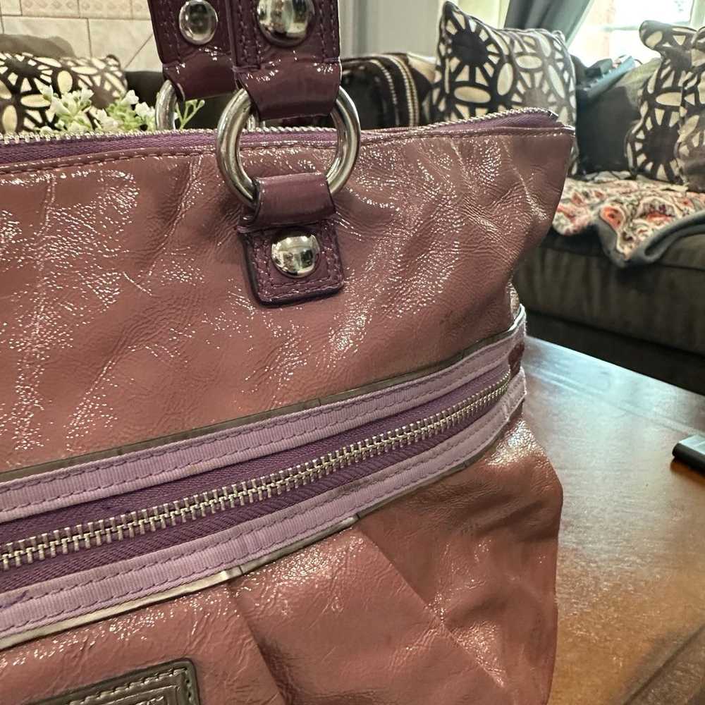Authentic Coach extra large bag 16” in X 13” in !… - image 5