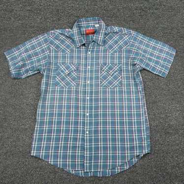 Vintage Plains Western Wear Shirt Adult Medium Gr… - image 1