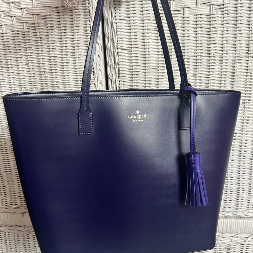 Kate Spade Karla Wright Place Leather Tote - image 2