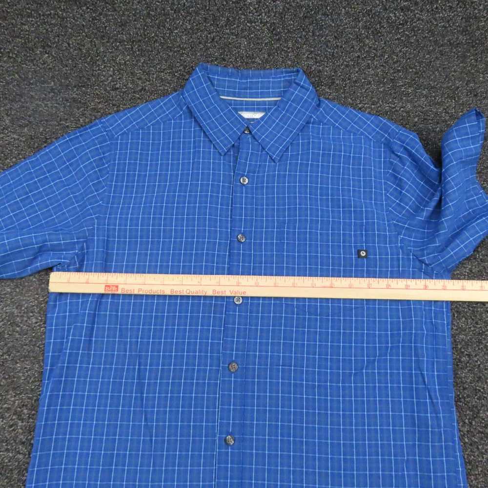Marmot Marmot Shirt Adult Medium Blue Plaid Butto… - image 3