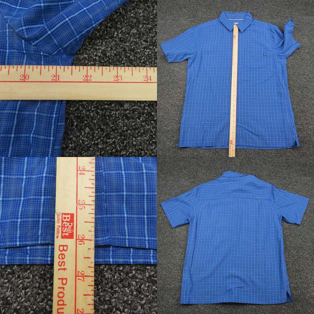 Marmot Marmot Shirt Adult Medium Blue Plaid Butto… - image 4