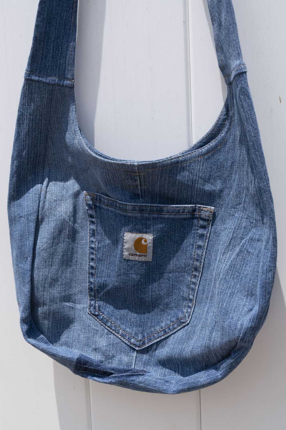 Carhartt × Vintage Upcycled Carhartt Sling bag / … - image 6