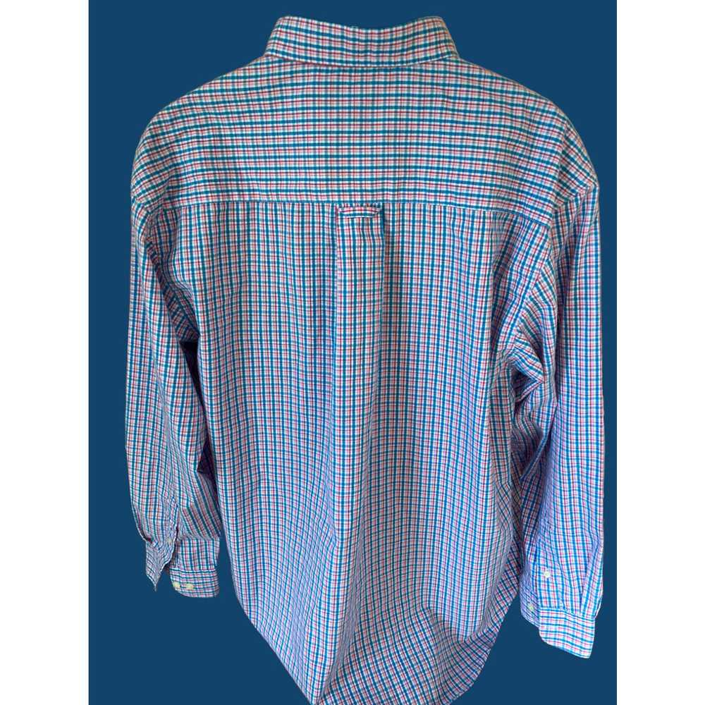 Vintage Saddlebred Men's XXL Button Down Shirt Bl… - image 2