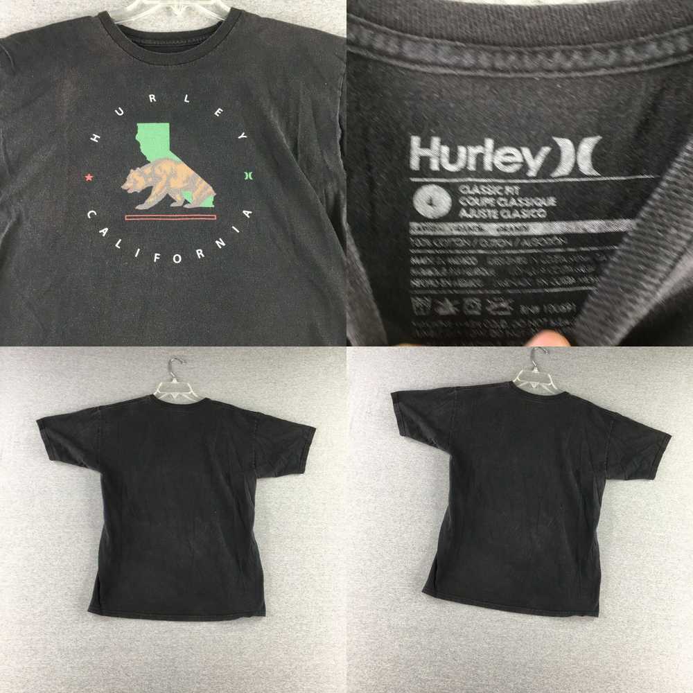 Hurley Hurley Shirt Mens Large Crew Neck Short Sl… - image 4