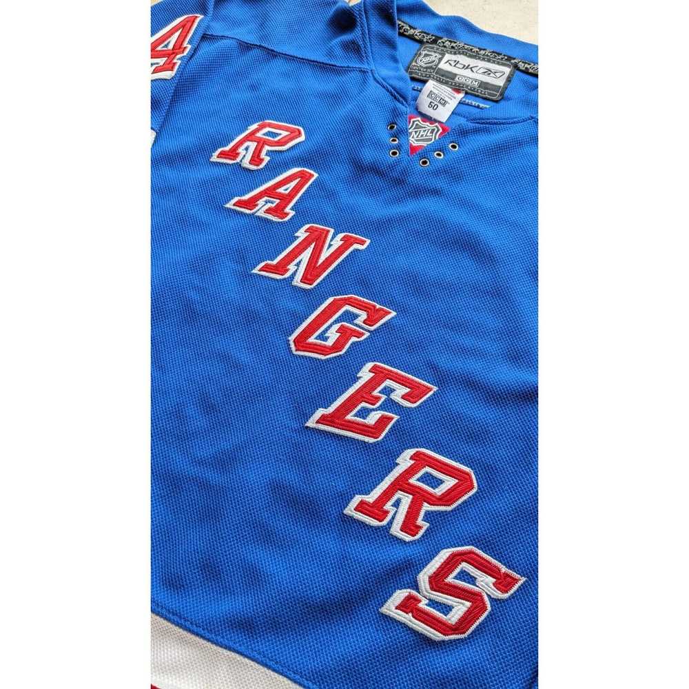 Reebok LINDBERG NY Rangers 2015 REEBOK jersey blu… - image 3