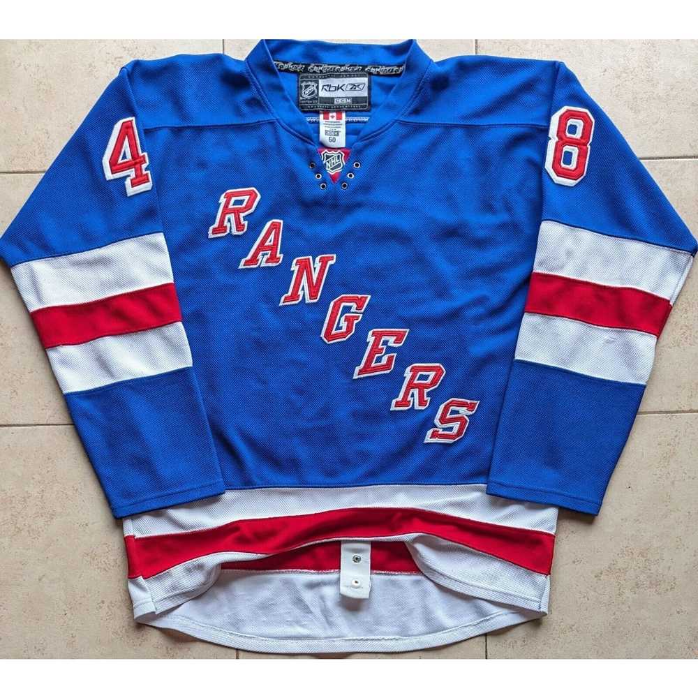 Reebok LINDBERG NY Rangers 2015 REEBOK jersey blu… - image 4