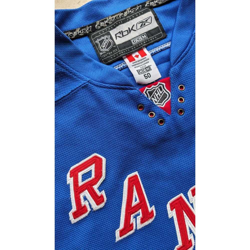 Reebok LINDBERG NY Rangers 2015 REEBOK jersey blu… - image 7