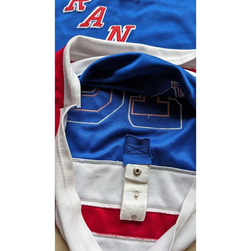 Reebok LINDBERG NY Rangers 2015 REEBOK jersey blu… - image 8