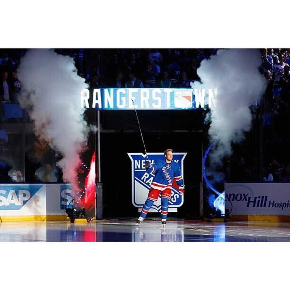 Reebok LINDBERG NY Rangers 2015 REEBOK jersey blu… - image 9