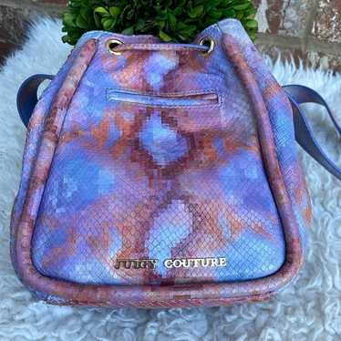 Juicy Couture Tie-dye Leather Drawstring Closure B