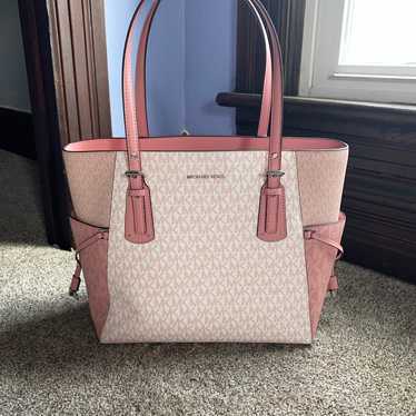 Michael Kors Pink and White tote - image 1