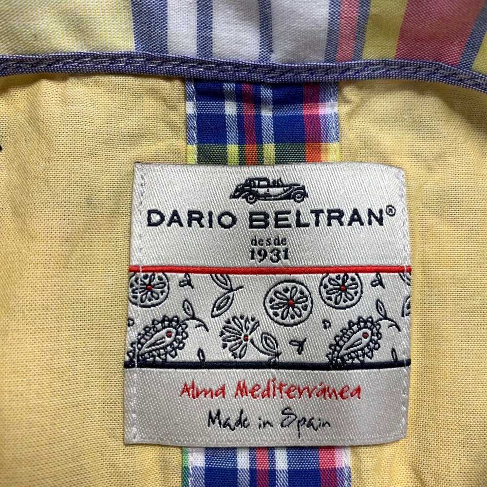 Vintage DARIO BELTRAN Shirt Mens Large Button Up … - image 3