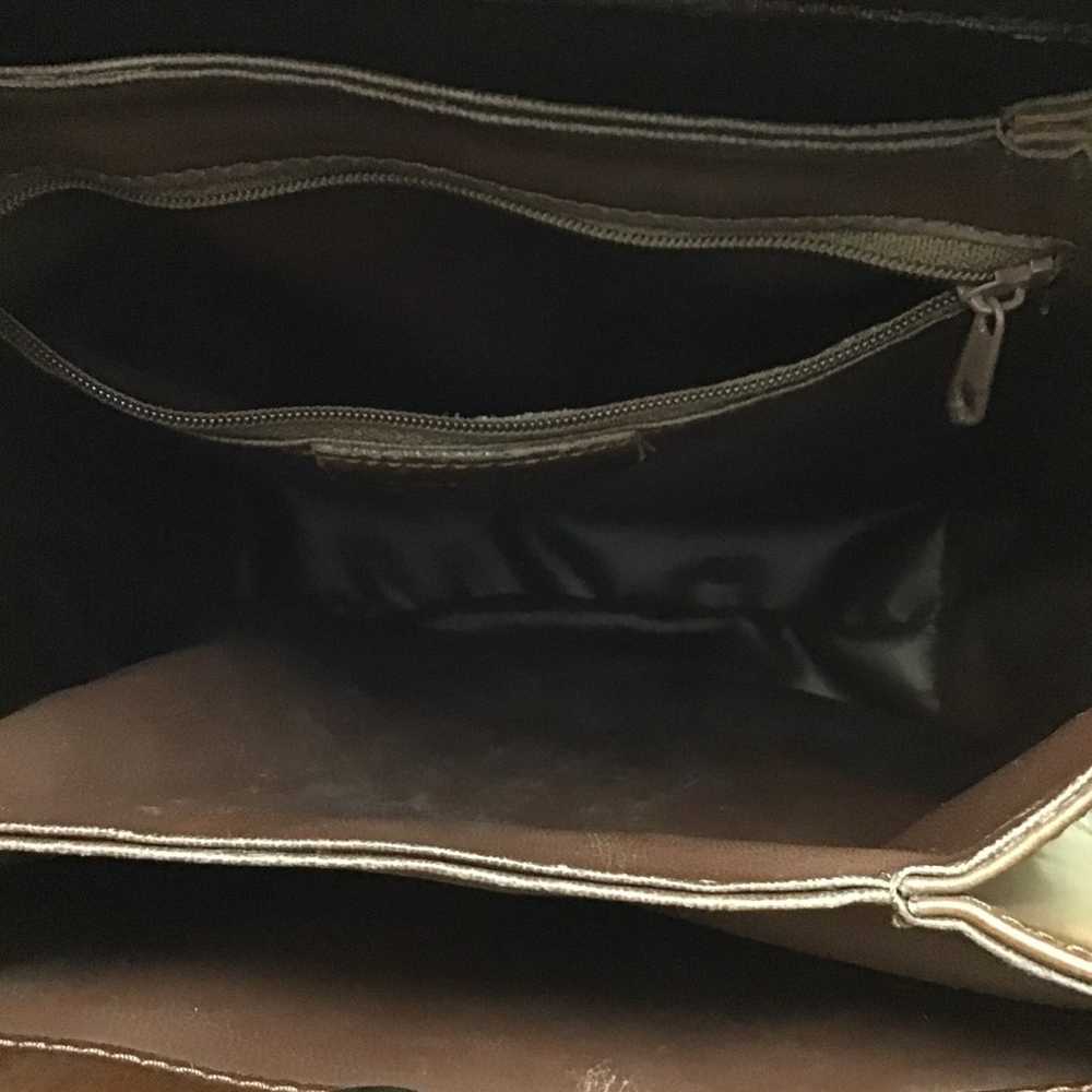 Brown Genuine Leather Simone Firenze Shoulder Bag - image 6