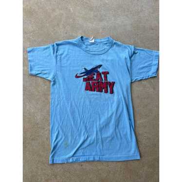 Tee Jays Vintage Navy Beat Army single Stitch Blu… - image 1