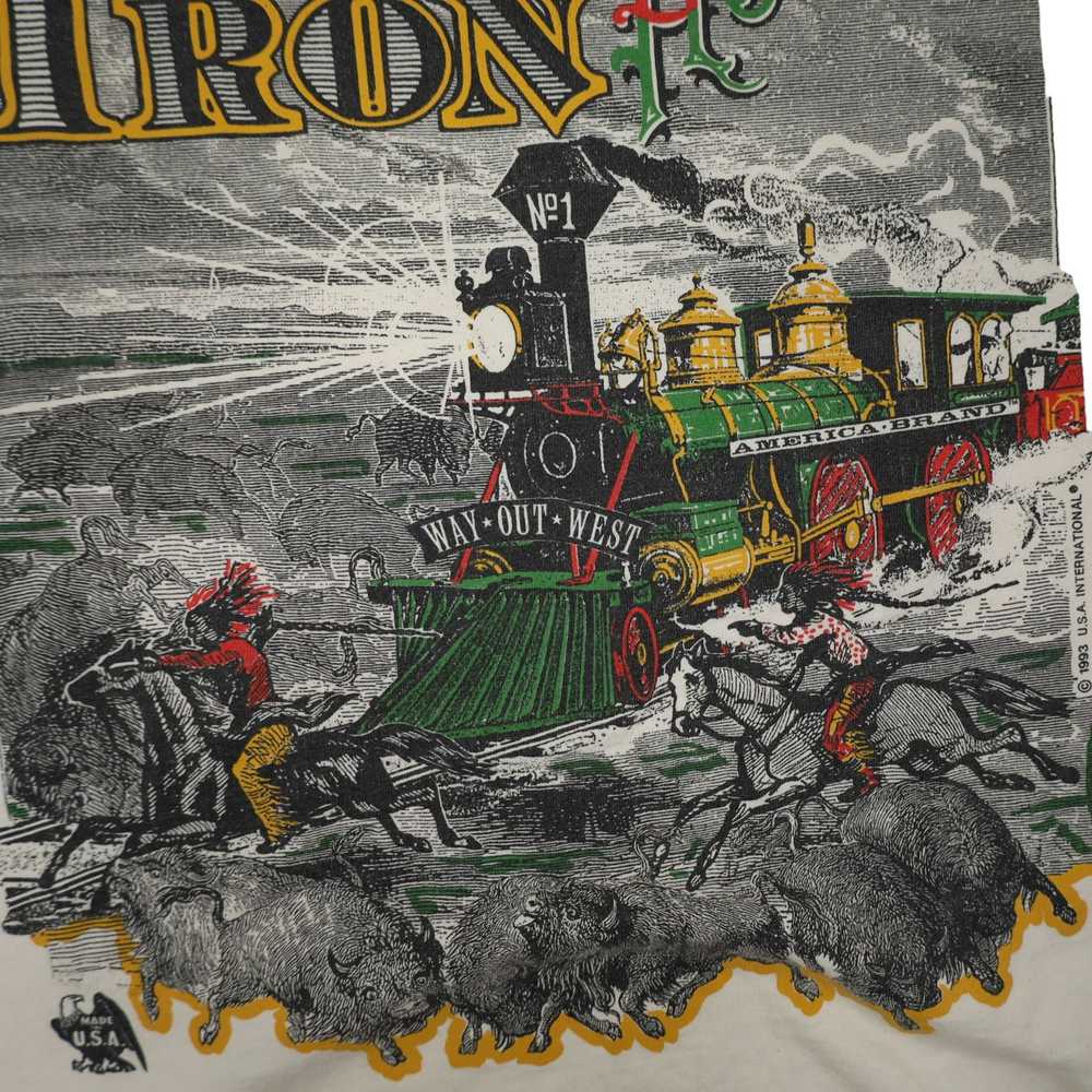 Vintage Vintage Way Out West "Iron Horse" Graphic… - image 6