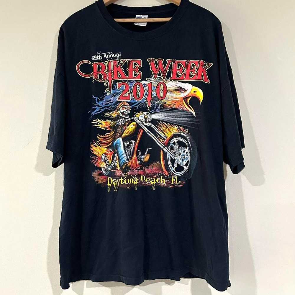 Gildan 2010 Bike Week Daytona Beach Florida Tee S… - image 1