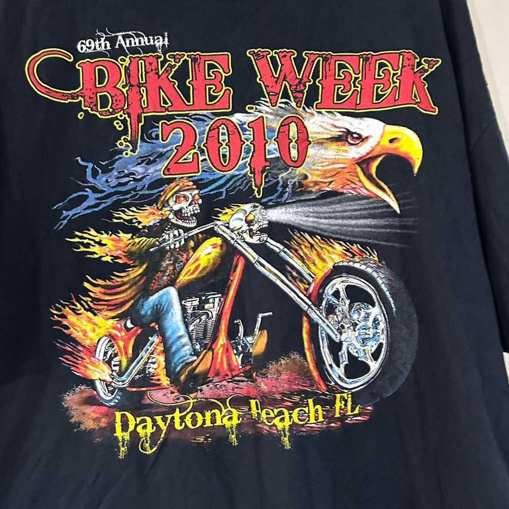 Gildan 2010 Bike Week Daytona Beach Florida Tee S… - image 2