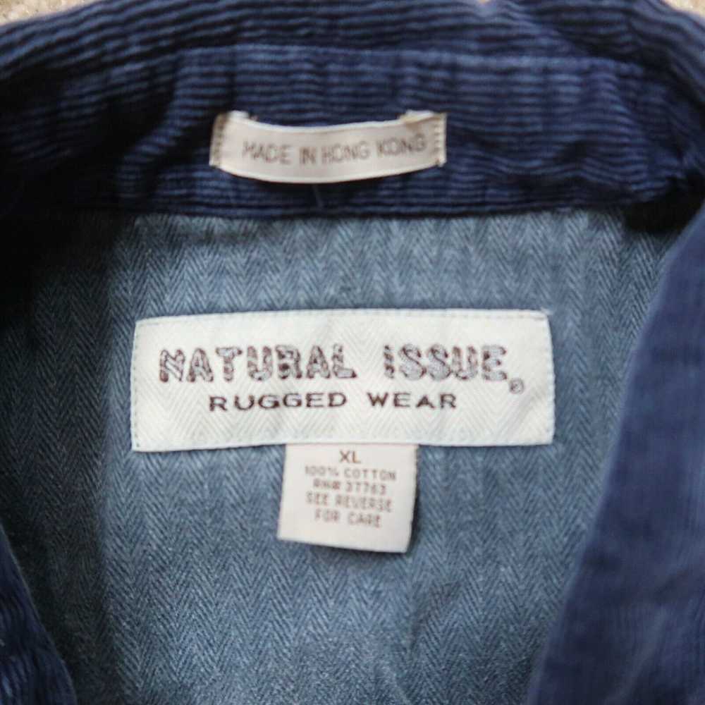 Vintage Natural Issue Rugged Wear Button Down Lon… - image 3