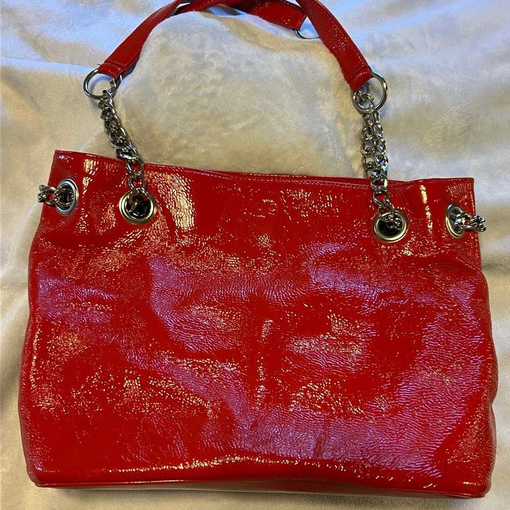 Hobo International Red Patent Leather Purse - image 1