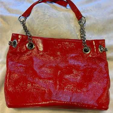 Hobo International Red Patent Leather Purse - image 1