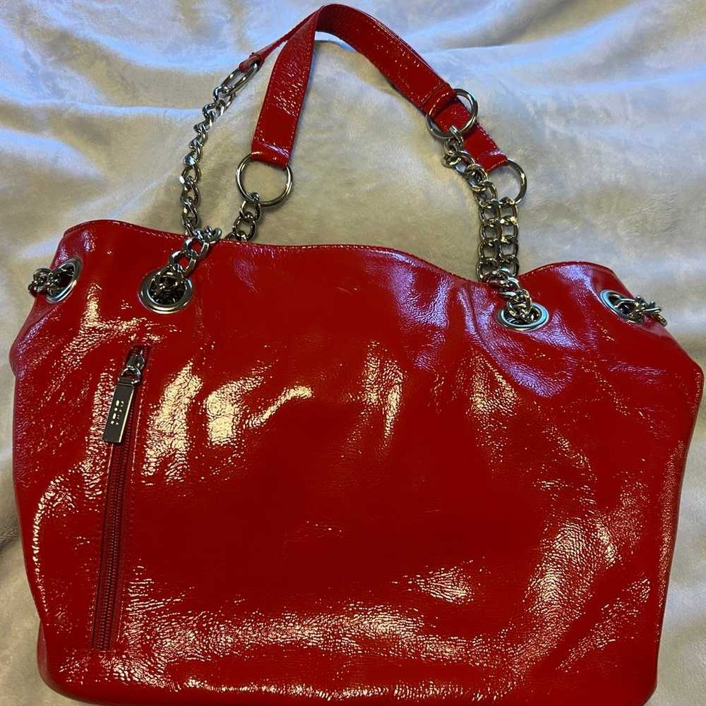 Hobo International Red Patent Leather Purse - image 2