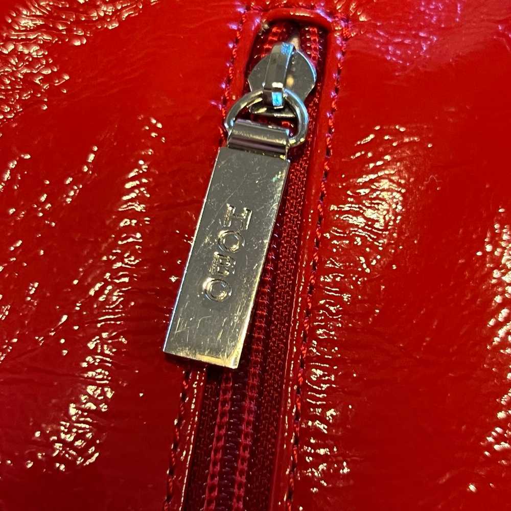 Hobo International Red Patent Leather Purse - image 4