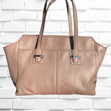 Coach Taylor Leather Alexis Carryall Tote Handbag… - image 1