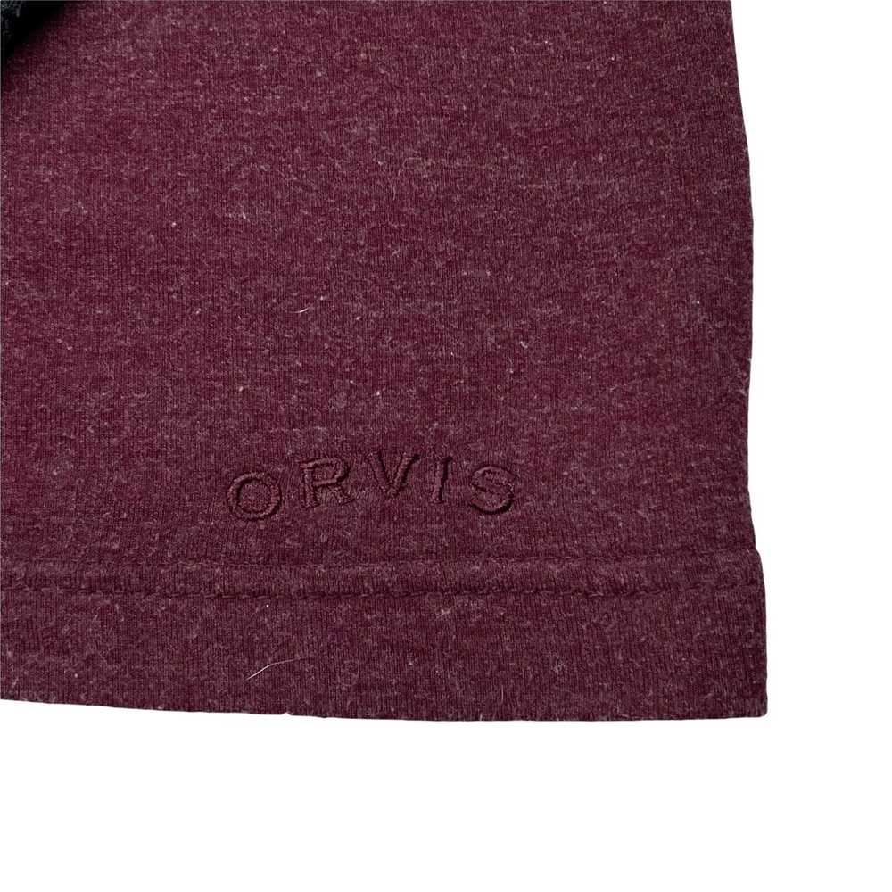 Orvis Orvis T-Shirt Mens Medium Red/Gray Long Sle… - image 3