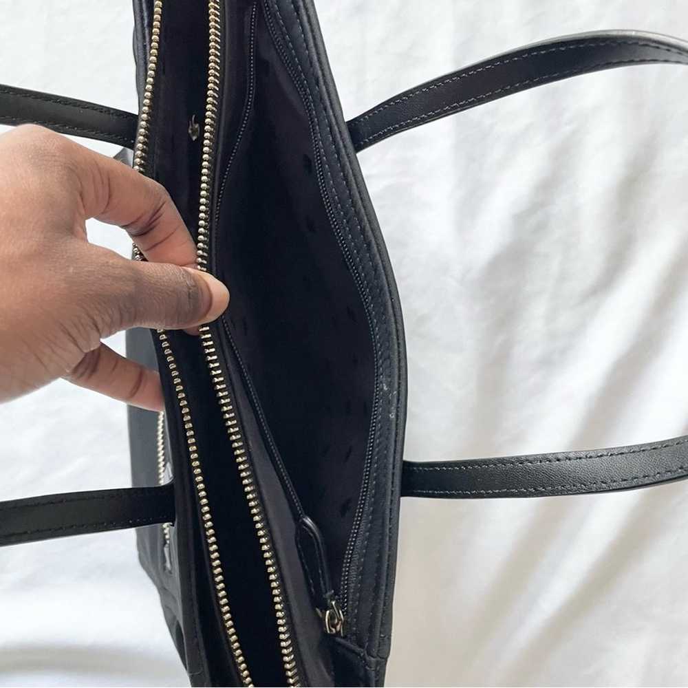Kate Spade Black Nylon Tote Bag Handbag - image 4