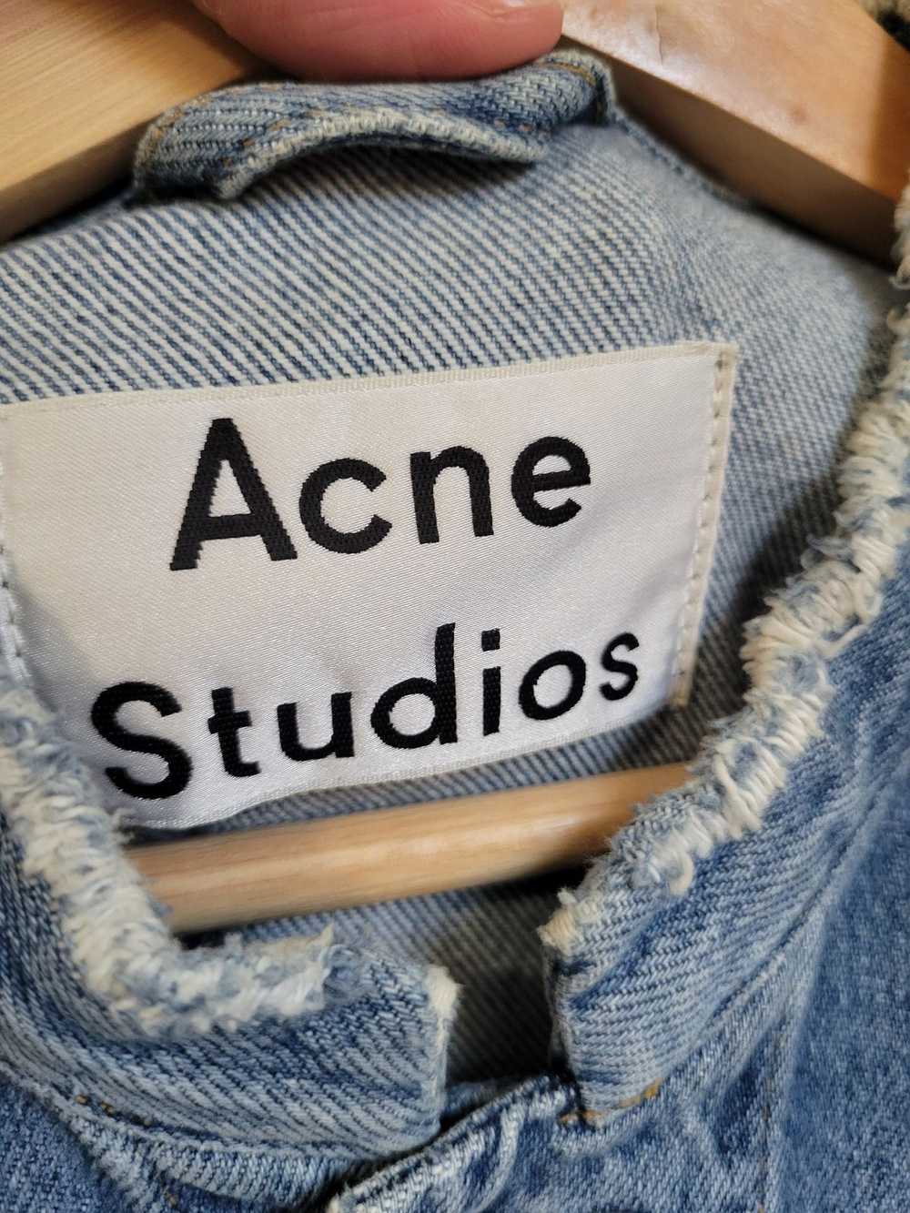 Acne Studios SS16 'Who Ind Fray' Denim Jacket siz… - image 4