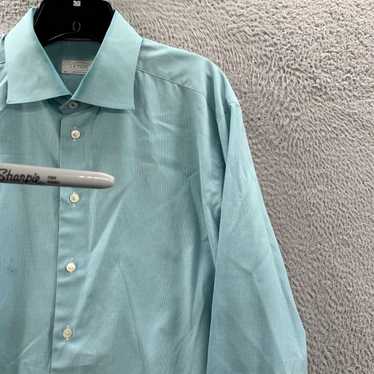 Eton ETON Shirt Mens XL 17.5 Button Up Long Sleeve