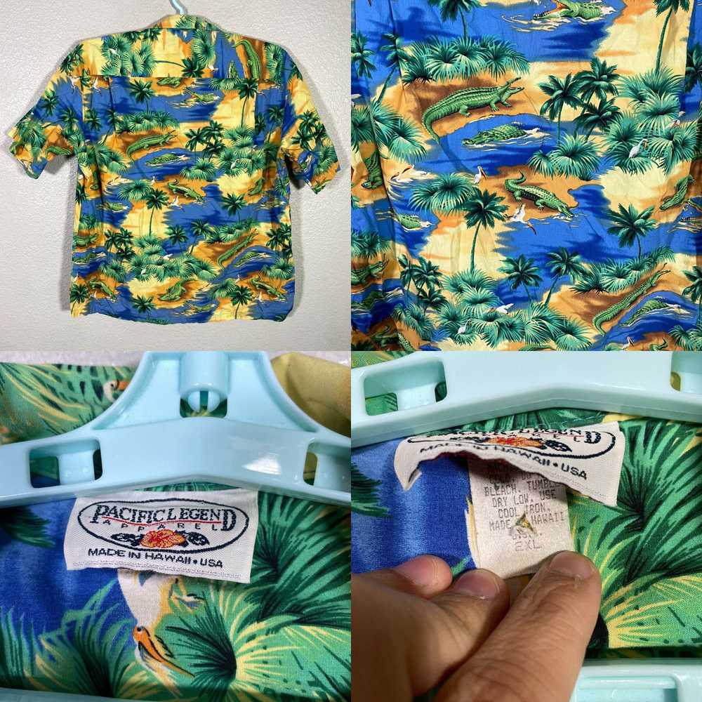 Vintage Pacific Legend Shirt Mens 2XL Blue Hawaii… - image 4