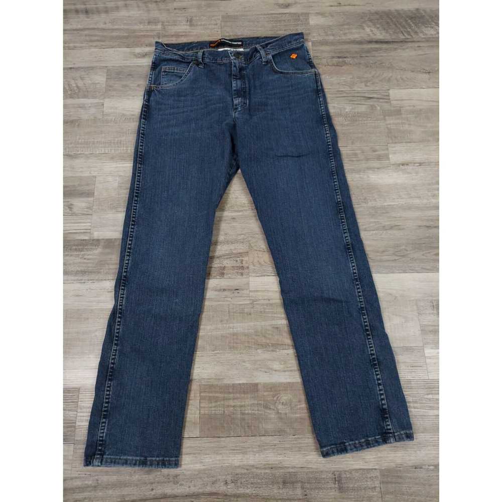 Wrangler Wrangler FR Jeans Mens 36X34* Blue Work … - image 1